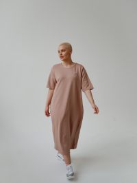 Платье. Цвет Бежевый. Вид 2