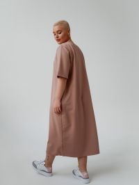 Платье. Цвет Бежевый. Вид 4